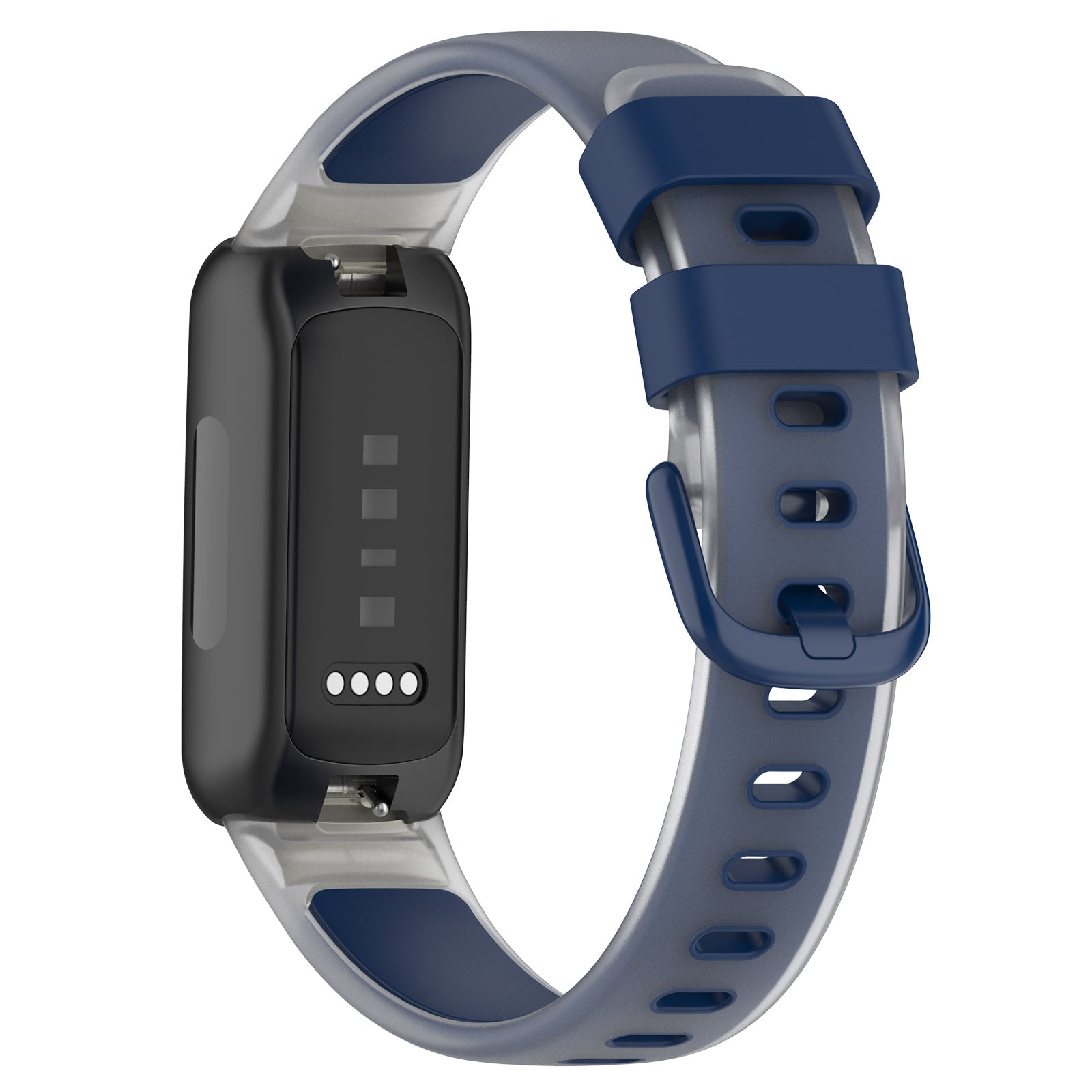 For Fitbit Inspire 3 Silicone Watch Band Dual Color Transparent Wrist Strap For Fitbit Inspire 3 Silicone Watch Band Dual Color Transparent Wrist Strap